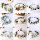 Boho Bride Flower Crown Headdress Women Wedding Wreath Girl Floral Headband Gift