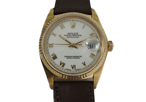 Rolex 18k Yellow Gold 16018 Datejust c. 1979-80 Mens Watch