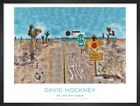 David Hockney - Pearblossom Highway offset lithograph print  94 x 68.5 cm