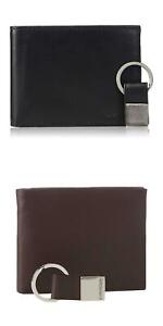 Calvin Klein Mens Bookfold Wallet and Key Fob Set