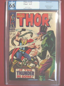 Thor 146 PGX 6.5 Not CGC Stan Lee/Kirby