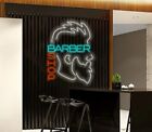 BARBER SHOP Written Neon Light Barber Shop Wall Art Decor