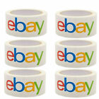Six (6) Rolls Official eBay Branded Holiday Logo Shipping Tape White New Sealed