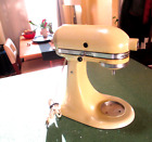 Vintage Hobart KitchenAid  K45 Stand Mixer Yellow No Attachments See Video