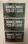 Three $25 Barnes & Noble Gift Cards