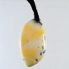 Polished Natural Dendrite Opal Oval Cabochon Beads Gemstone For Jewelry 16.80Ct
