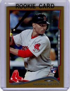 2014 Topps Update #US-26 MOOKIE BETTS Gold Parallel Rookie Card (RC) #'d/2014