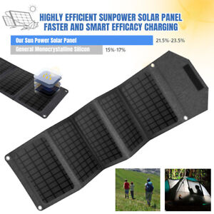 200W Portable Solar Panel Foldable Solar Charger for Generator Power Station RV