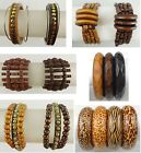 A-001 Wholesale Fashion Jewelry lot  10 PCS  Wooden Bracelets Bangles