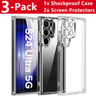 For Samsung Galaxy S24 Ultra/S24 Plus/S24 Shockproof Case & 2 Screen Protectors