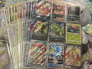 Huge Binder Collection Lot of 180 Pokemon Cards Mixed Ultra Rare - Holos NM