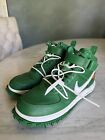 Nike Air Force 1 Mid x Off-White Pine Green Men’s Size 10.5