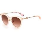 Kate Spade Women's Sunglasses Pink Frame Gradient Brown Lenses KEESEY/G/S 035J