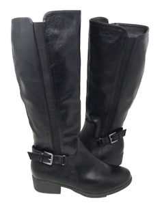 Croft & Barrow Women's Karaa Wide Calf Blk Knee-High Boots Size:9 90AB