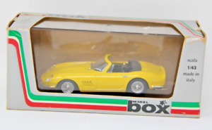Model Box #8403 Ferrari GTO 63 Tourist Trophy 1963 1:43 Rare Yellow Color