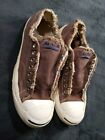 Converse Jack Purcell Shoes #102608 Distressed Brown Low Top Sneakers Mens Sz 9