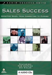 Sales Success Motivational Sales Training 4 AUDIO CDs From Connecting to Closing
