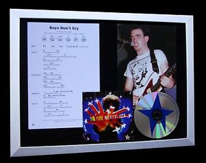 THE CURE Boys Don't Cry LTD TOP QUALITY CD FRAMED DISPLAY+EXPRESS GLOBAL SHIP!!
