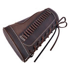 Leather Buttstock Ammo Holder For.22, .22LR, .22MAG,.17 hmr Cheek Rest Pad Pouch