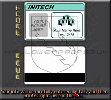 OFFICE SPACE Style Initech PVC ID Card Replica Lumbergh Milton Peter Samir Custo