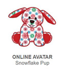 Webkinz Classic Snowflake Pup *Code Only*