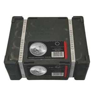 Monster Box of 500 - 2024 South Africa 1 oz .999 Fine Silver Krugerrand BU