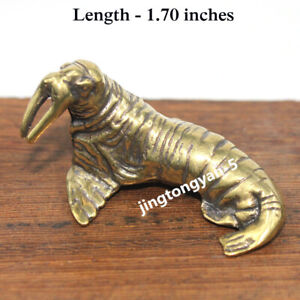 Brass Marine Animal Figurines Small Statue House Office Table Decoration Toys