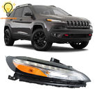For Jeep Cherokee 2014-2018 w/ LED DRL/Ballast Headlight Passenger Side Halogen (For: Jeep Cherokee Trailhawk)