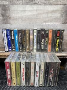 New Listing(27) 80’s 90’s Rock, Classic Rock, Etc. Music Cassette Tape Lot Madonna And More