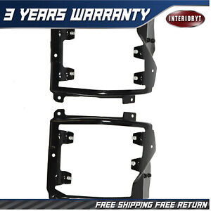 A Pair Front Bumper Outer Brackets Steel For Chevrolet Silverado 1500 2016-2019