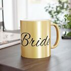 Bride Metallic Coffee Mug Silver/Gold GREAT BRIDAL / WEDDING GIFT!