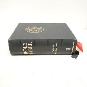 Vintage 1950s Family HOLY BIBLE - King James Version - REMBRANDT Edition - Large