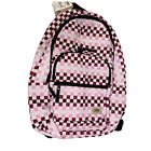Vans Off The Wall Motivee 3 Backpack NWT NEW Pink Multicolor Checkered