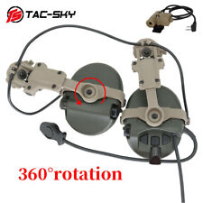 TAC-SKY HuntingShooting Tactical Sports Helmet ARC Rail Mounting Bracket Headset