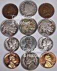 Collector Starter Lot: Silver, Buffalo, Indian, Wheat - 50 US Coins + Free Ship