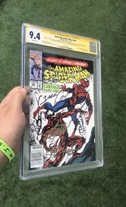 Amazing Spider-Man #361 CGC 9.4 - 1st full Carnage newsstand Signed 7X Stan Lee