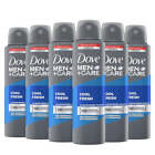 Dove Men Cool Fresh Antiperspirant Spray 150 ml, (Each 5.07 oz) Pack of 6