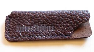 Knives Ship Free Buffalo Leather Folder Knife Pocketslip Sheath Size Large A