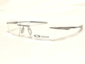 NEW Oakley Wingfold EVR OX5118-0353 Mens Cement Rimless Eyeglasses Frames 53/18