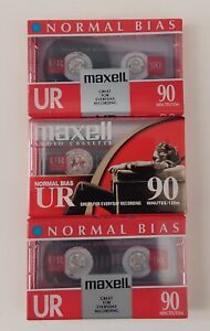 TDK D90 Normal Bias 90 Minute Blank Audio Cassettes Lot of 3 Sealed New