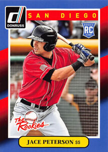 Jace Peterson 2014 Donruss the Rookies Baseball card #63 San Diego Padres