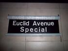 NY NYC SUBWAY ROLL SIGN R10 BMT IND EUCLID AVENUE BROOKLYN SPECIAL SHUTTLE TRAIN
