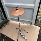 Free P&P. 12” Mini Hi Hat Cymbals With Stand. Great For Busking.