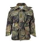 TACGEAR Flecktarn Smock Parka Military style commando jacket full-zip ripstop