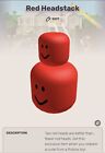 Roblox Maelstronomer Toy Series 2 Red Headstack Code Only