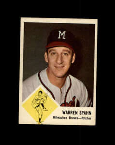 1963 Fleer Baseball #045 Warren Spahn STARX 4.5 VG/EX+  (LS800707)