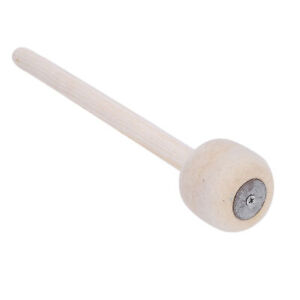 Durable Bass Drum Mallet Stick With Wool Felt Head Percussion Marching Band BOO