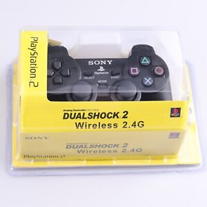 For Sony PS2 2.4G Wireless Controller OEM DualShock PlayStation 2 Black