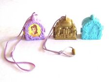 DISNEY Vintage Once Upon a Time Locket Compact Pocket Mattel Necklace Princess