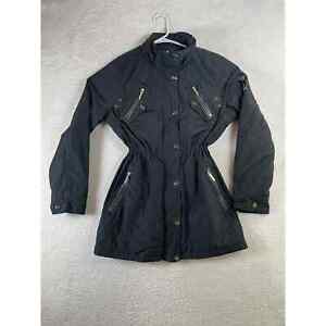 Rocawear Classic Heavy Parka Womens Large Missing Hood Jacket Black